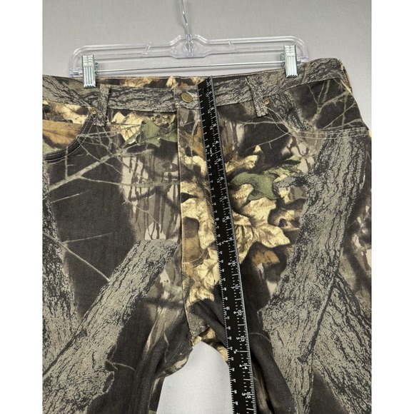 Cabelas Mossy Oak Camo Jeans Pants Mens 38 (36x28) Hunting Shooting Range Work - Picture 3 of 9